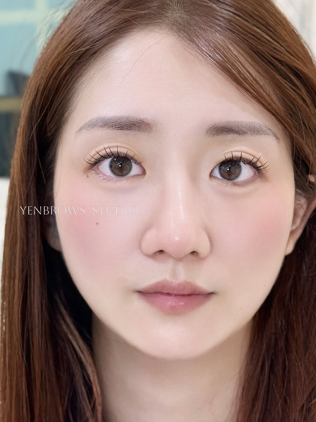 特殊捲度客製美睫作品，不擋視線的清爽款式