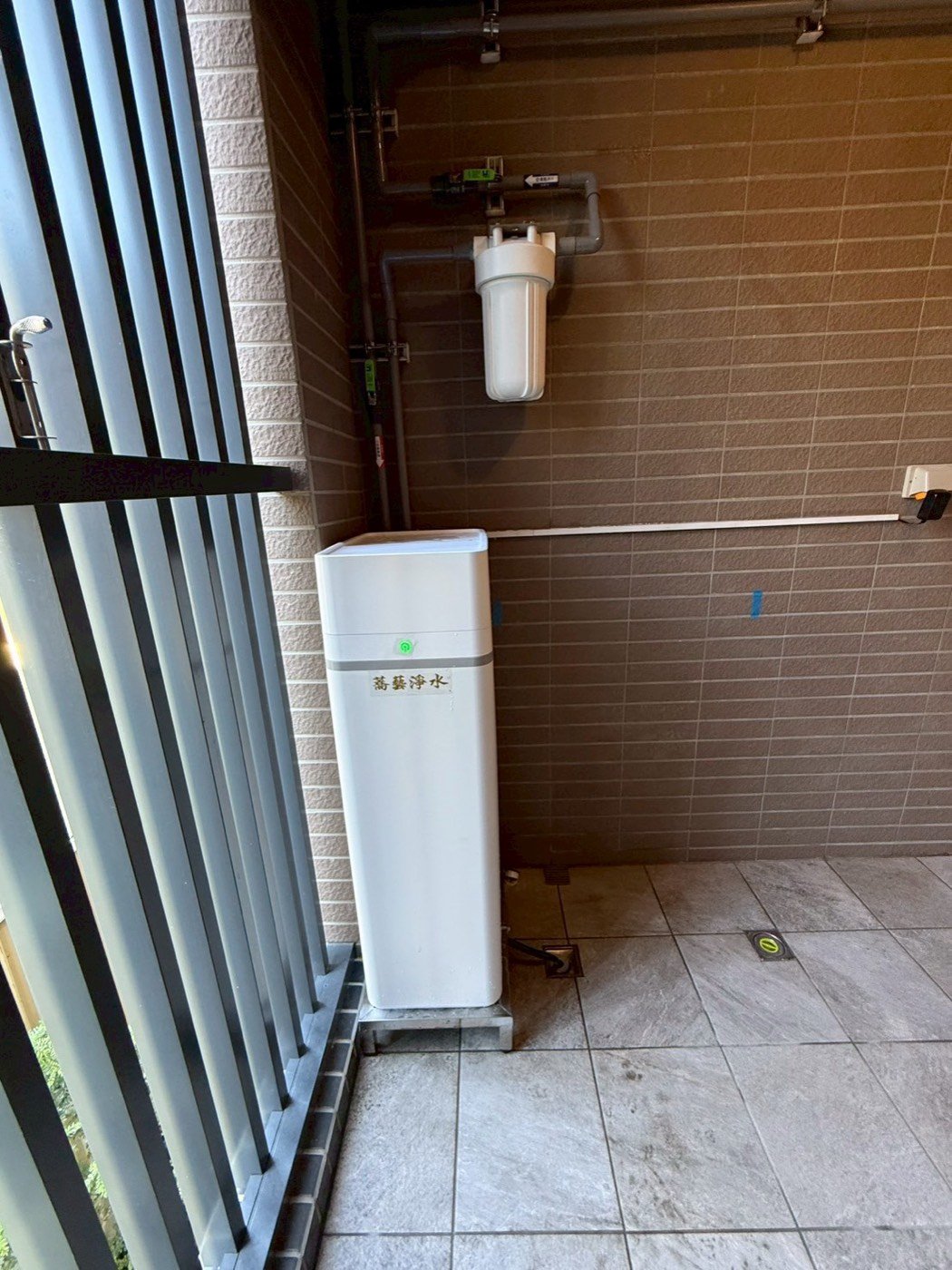 高雄全戶軟水主機與前置過濾器安裝實景