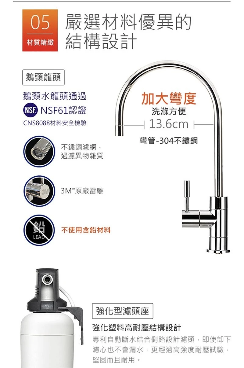 【3M】S201 極淨便捷超微密淨水器特惠組