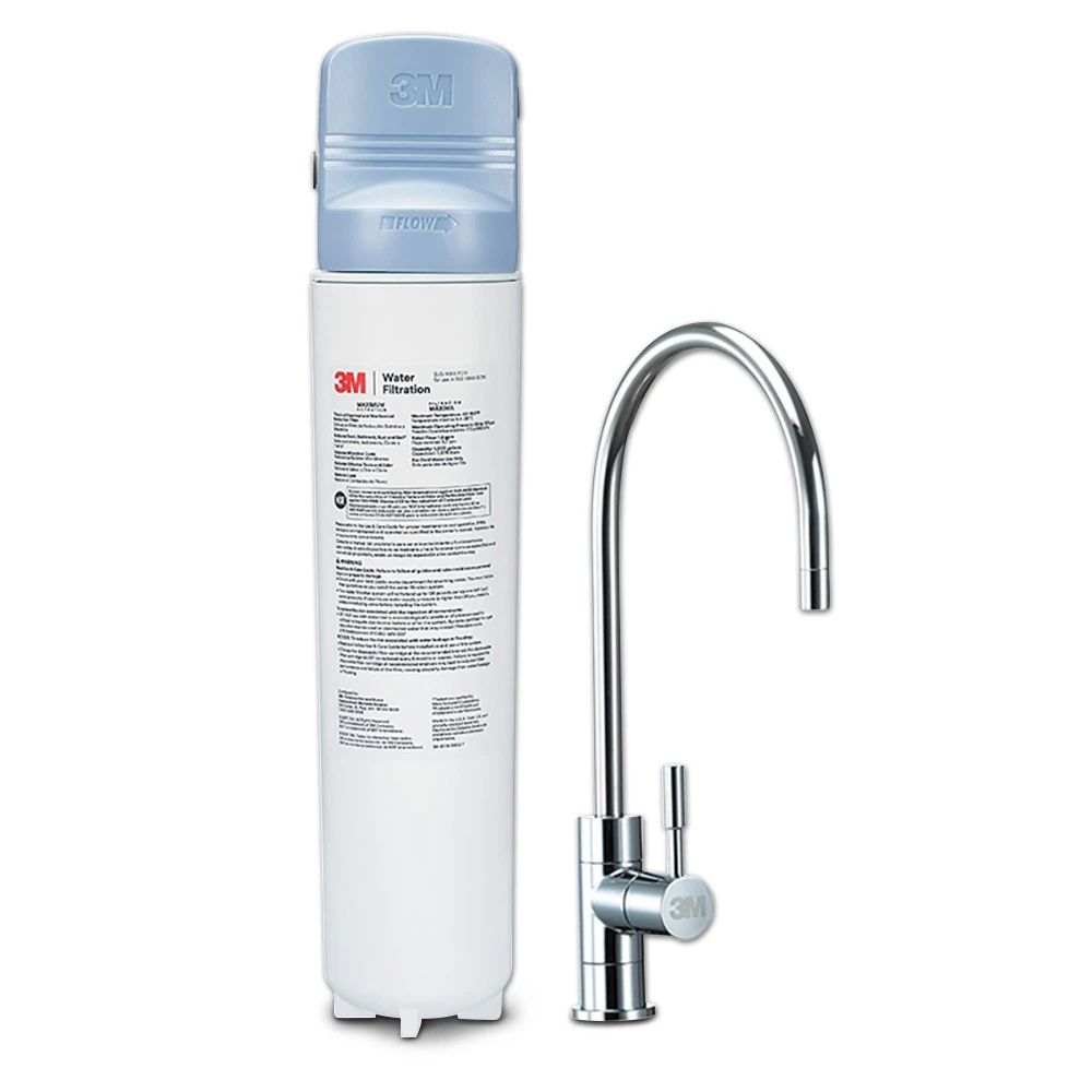 【3M】3US-MAX-S01H 強效型廚下生飲淨水系統＋替換濾芯