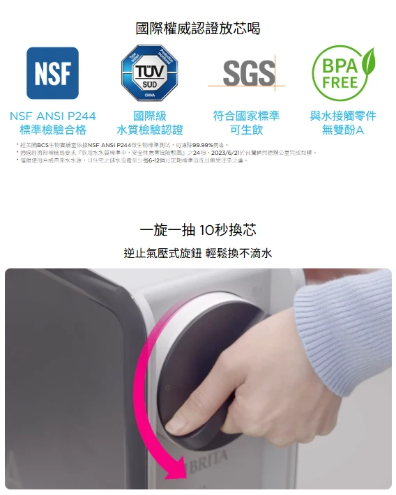 【BRITA】mypure GR 600 RO 直輸淨水系統